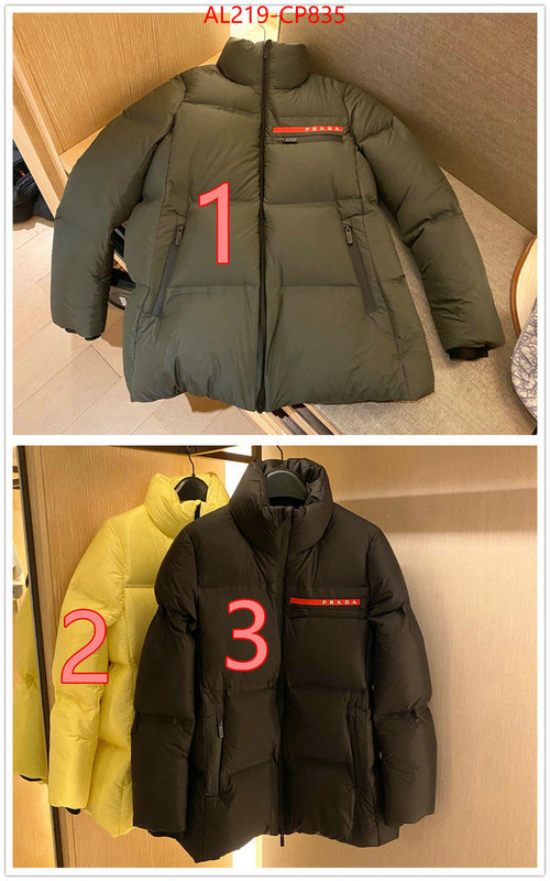 Down jacket Women-Prada,luxury fake , ID: CP835,$:219USD