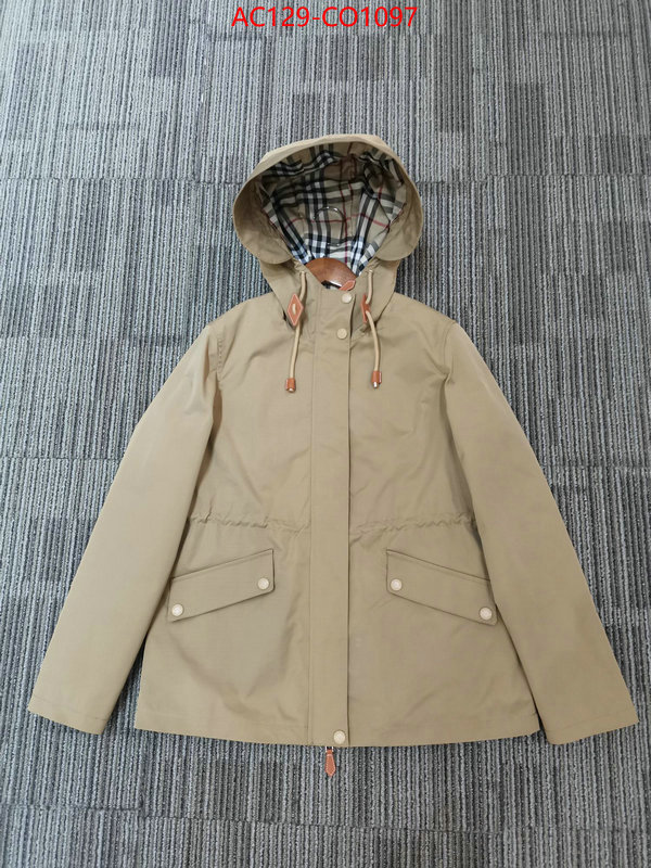 Down jacket Women-Burberry,aaaaa+ replica , ID: CO1097,$: 129USD