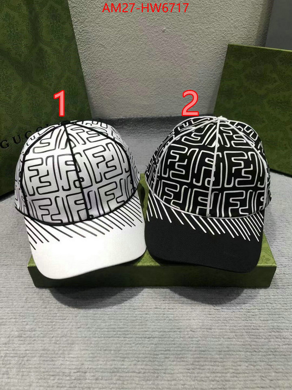 Cap (Hat)-Fendi,wholesale replica shop , ID: HW6717,$: 27USD