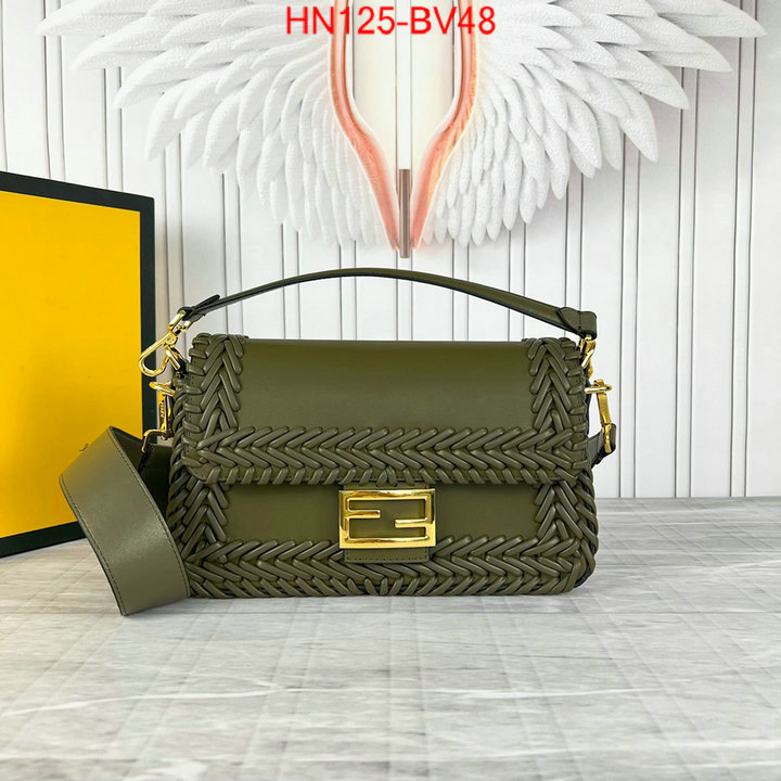 Fendi Bags(4A)-Baguette-,high quality designer ,ID: BV48,$: 125USD