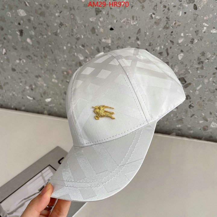 Cap (Hat)-Burberry,online china , ID: HR970,$: 29USD