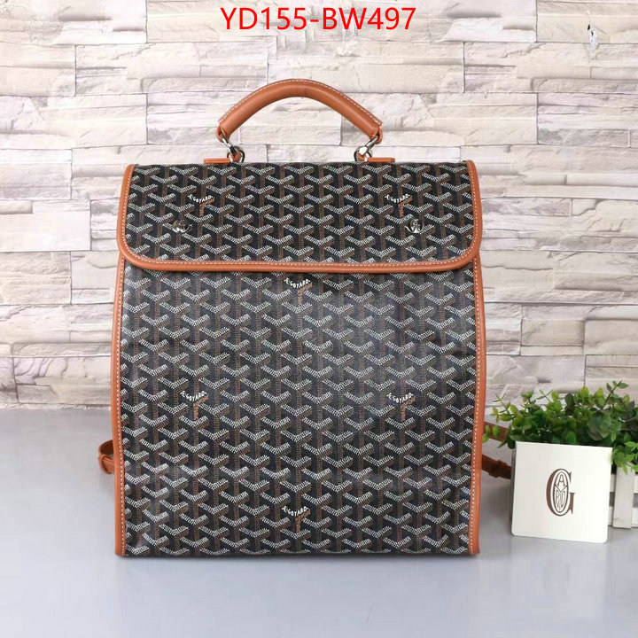 Goyard Bags(4A)-Backpack-,buy 2023 replica ,ID: BW497,$: 155USD