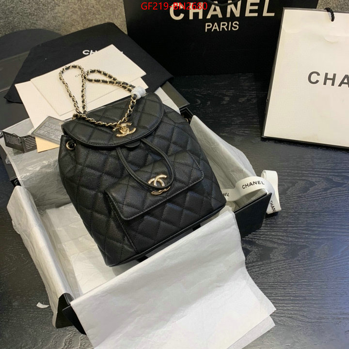Chanel Bags(TOP)-Backpack-,ID: BN2680,$: 219USD