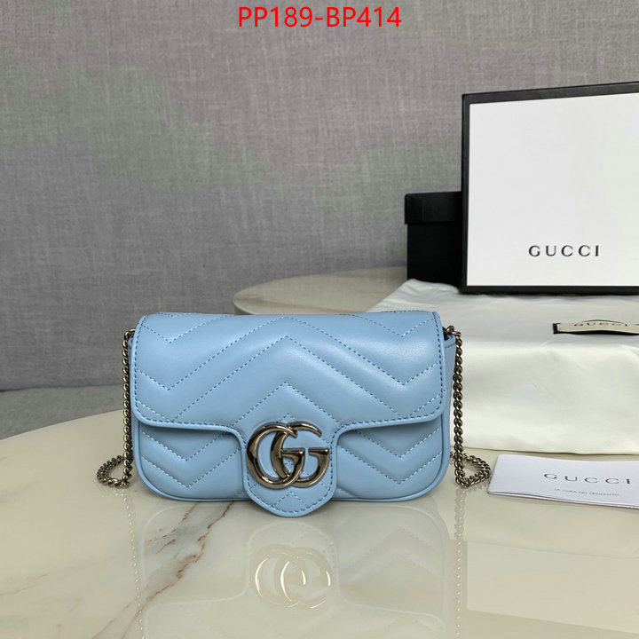 Gucci Bags(TOP)-Marmont,ID: BP414,$:189USD