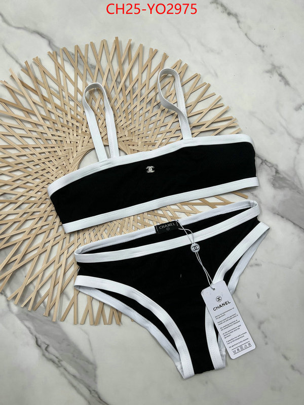 Swimsuit-Chanel,mirror copy luxury , ID: YO2975,$: 25USD