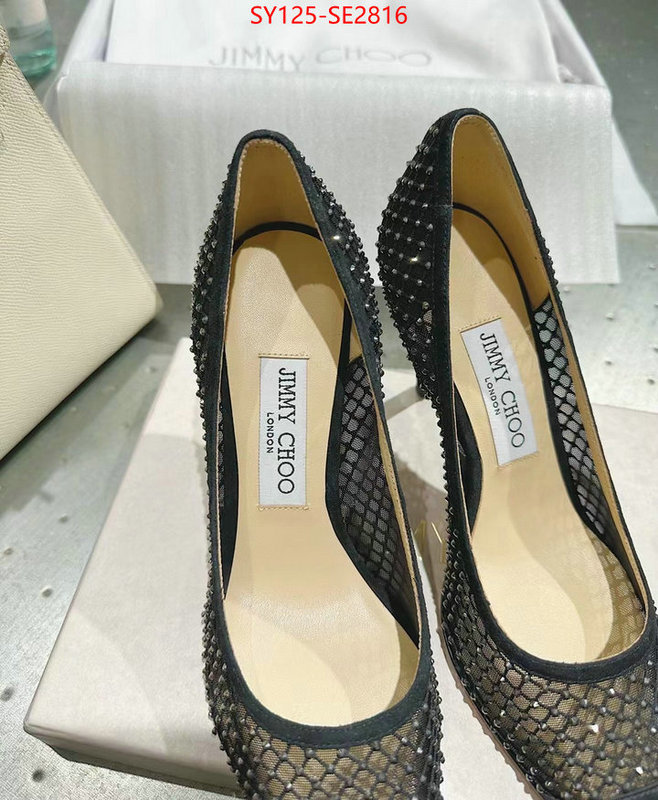 Women Shoes-Jimmy Choo,replica 1:1 high quality , ID: SE2816,$: 125USD