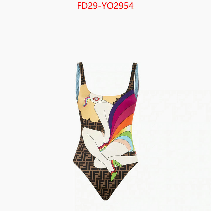 Swimsuit-Fendi,high quality aaaaa replica ,new 2023 , ID: YO2954,$: 29USD