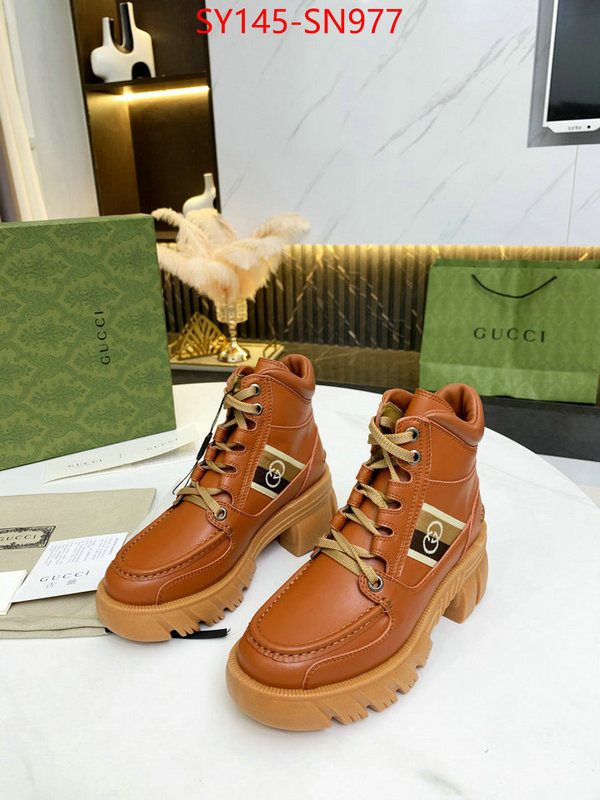 Women Shoes-Gucci,how to start selling replica , ID: SN977,$: 145USD