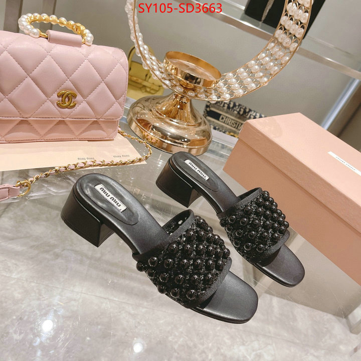 Women Shoes-Miu Miu,good quality replica , ID: SD3663,$: 105USD