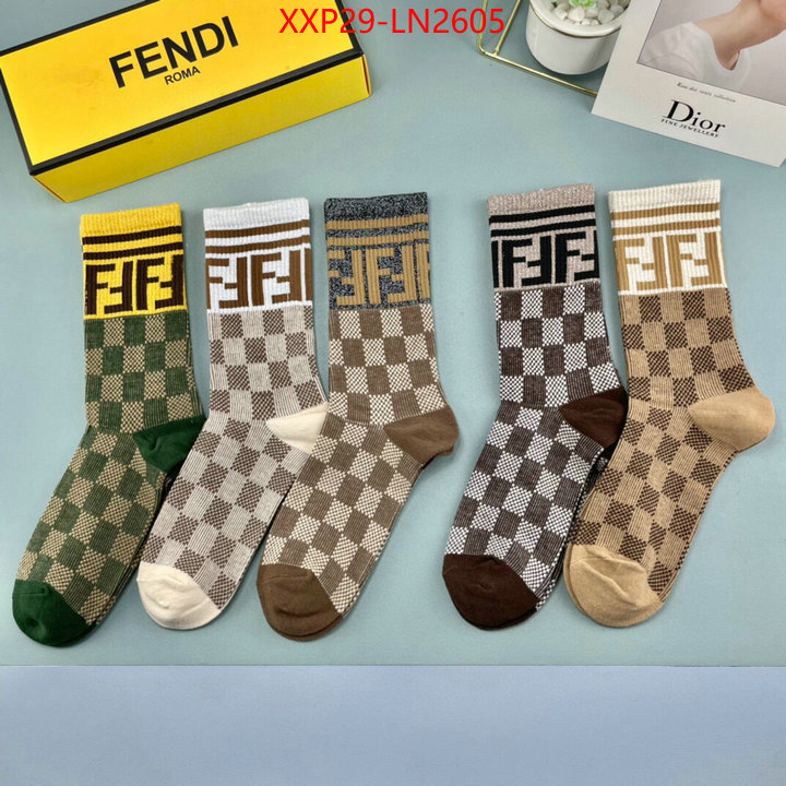 Sock-Fendi,best knockoff , ID: LN2605,$: 29USD