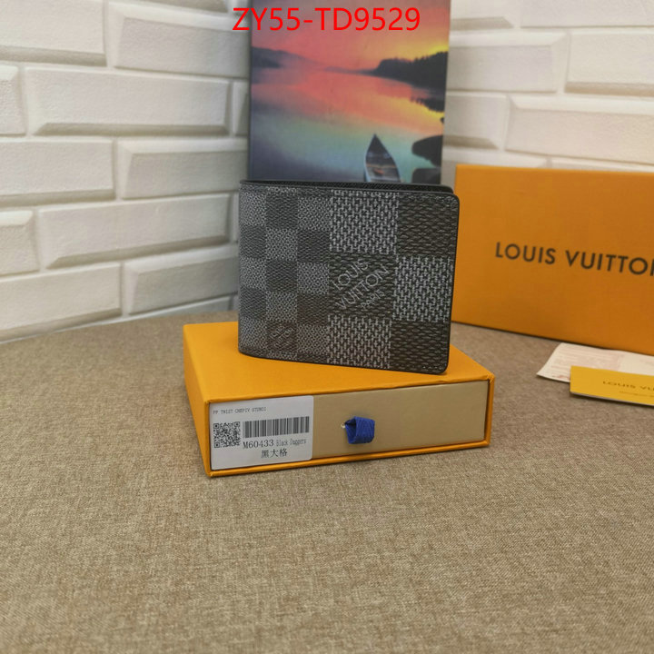 LV Bags(4A)-Wallet,luxury fashion replica designers ,ID: TD9529,$: 55USD