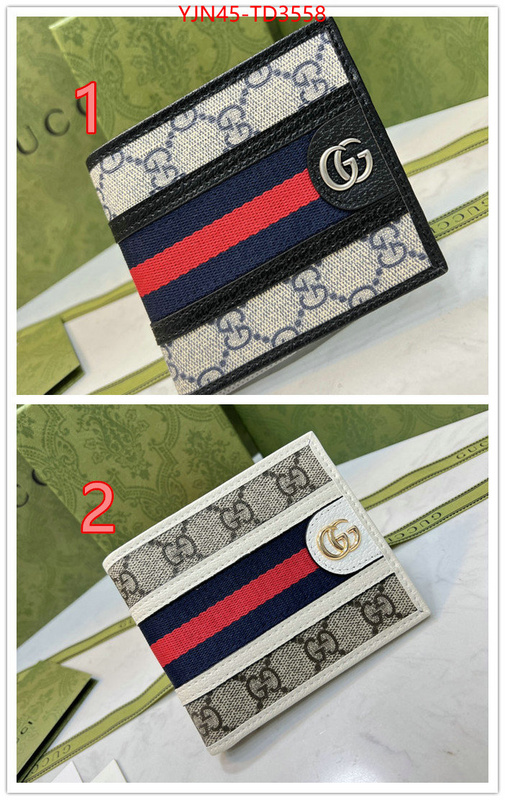 Gucci Bags(4A)-Wallet-,cheap replica ,ID: TD3558,$: 45USD