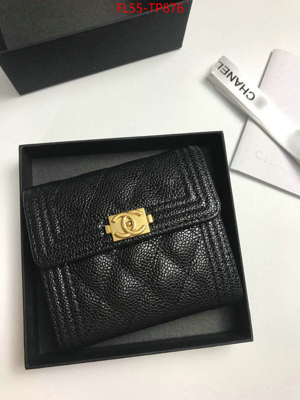Chanel Bags(4A)-Wallet-,ID: TP876,$: 55USD