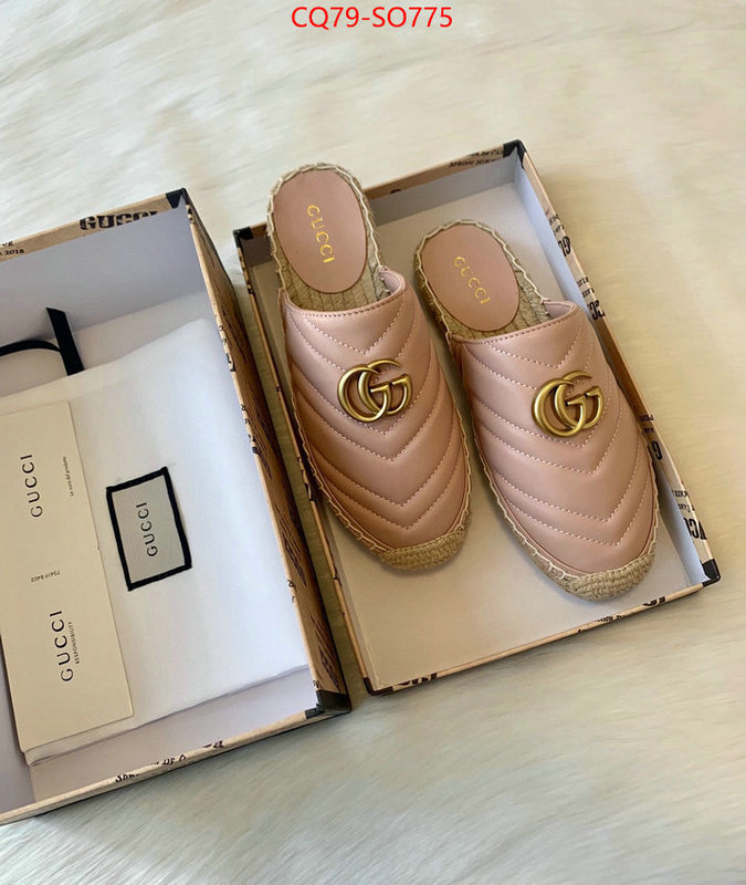 Women Shoes-Gucci,top fake designer , ID: SO775,$: 79USD