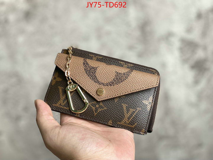 LV Bags(TOP)-Wallet,ID: TD692,$: 75USD