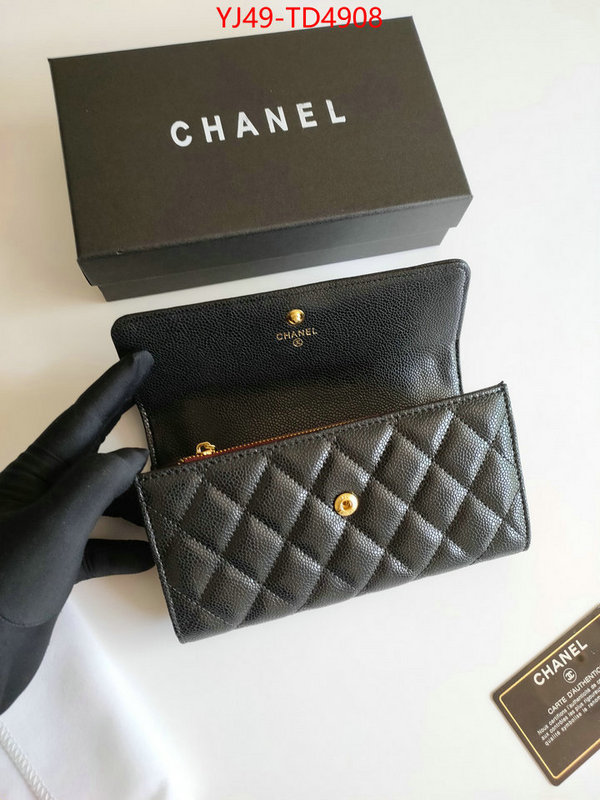 Chanel Bags(4A)-Wallet-,ID: TD4908,$: 49USD