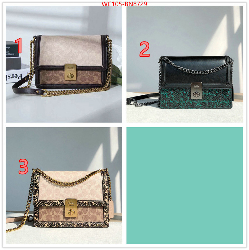 Coach Bags(4A)-Diagonal,fake aaaaa ,ID: BN8729,$: 105USD