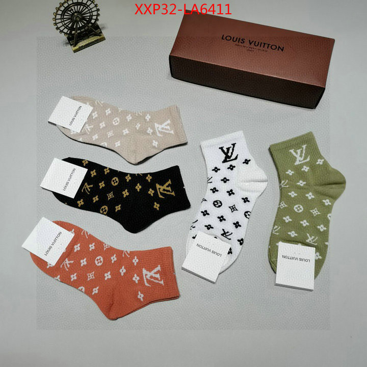 Sock-LV,designer wholesale replica , ID: LA6411,$: 32USD