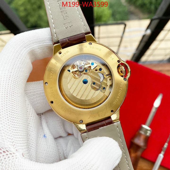 Watch(4A)-Cartier,brand designer replica ,ID: WA3599,$: 199USD