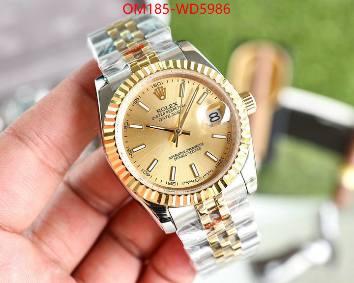 Watch(4A)-Rolex,replica aaaaa designer , ID: WD5986,$: 185USD