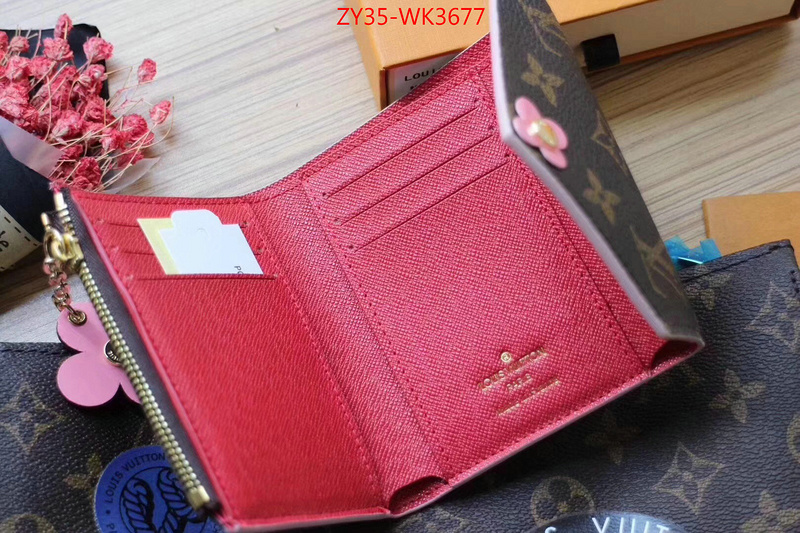 LV Bags(4A)-Wallet,ID: WK3677,$:35USD