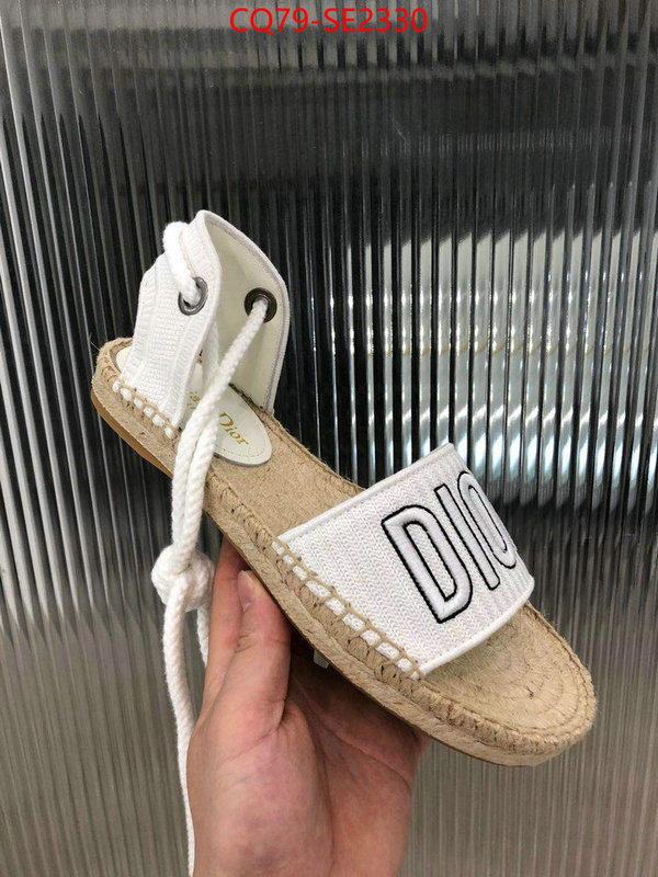 Women Shoes-Dior,top 1:1 replica , ID: SE2330,$: 79USD