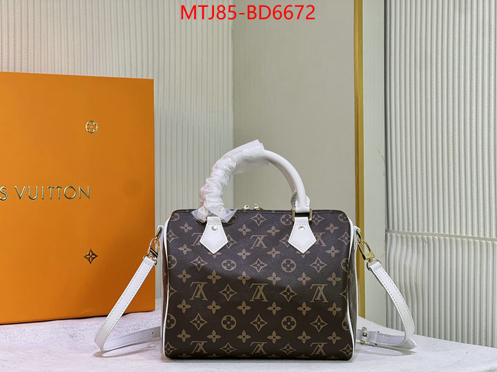 LV Bags(4A)-Speedy-,designer 7 star replica ,ID: BD6672,$: 85USD