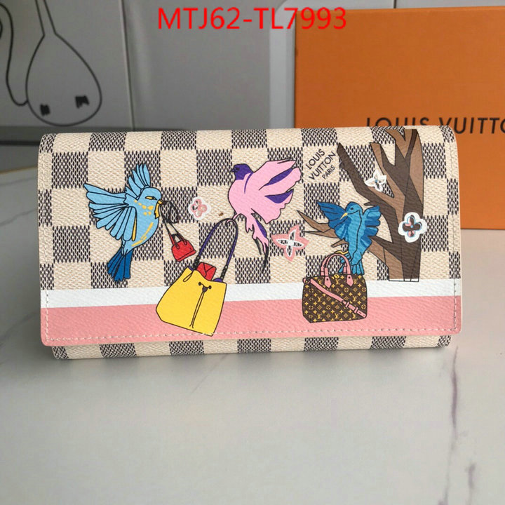 LV Bags(4A)-Wallet,ID: TL7993,$: 62USD