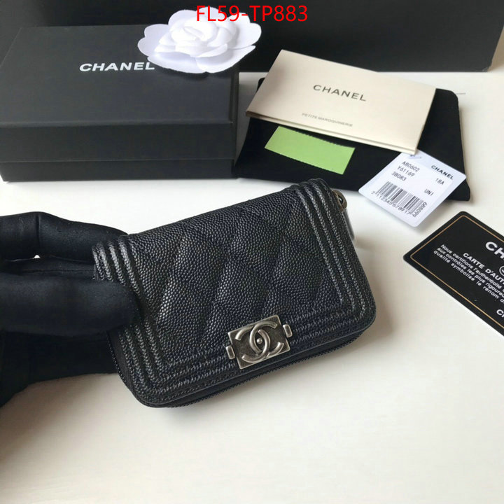 Chanel Bags(4A)-Wallet-,ID: TP883,$: 59USD