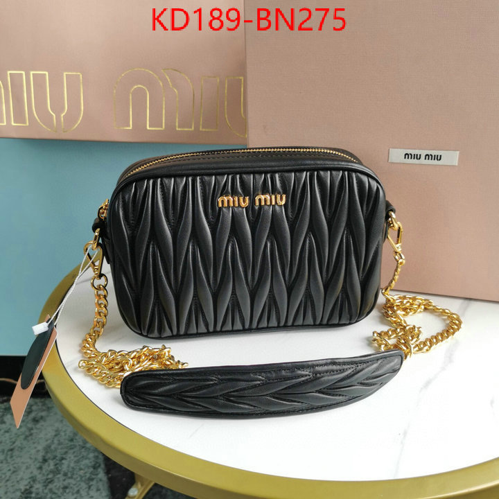 Miu Miu Bags(TOP)-Diagonal-,sale ,ID: BN275,$: 189USD