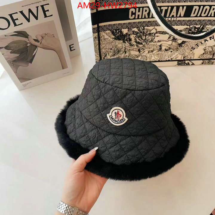Cap (Hat)-Moncler,wholesale 2023 replica , ID: HW2794,$: 29USD