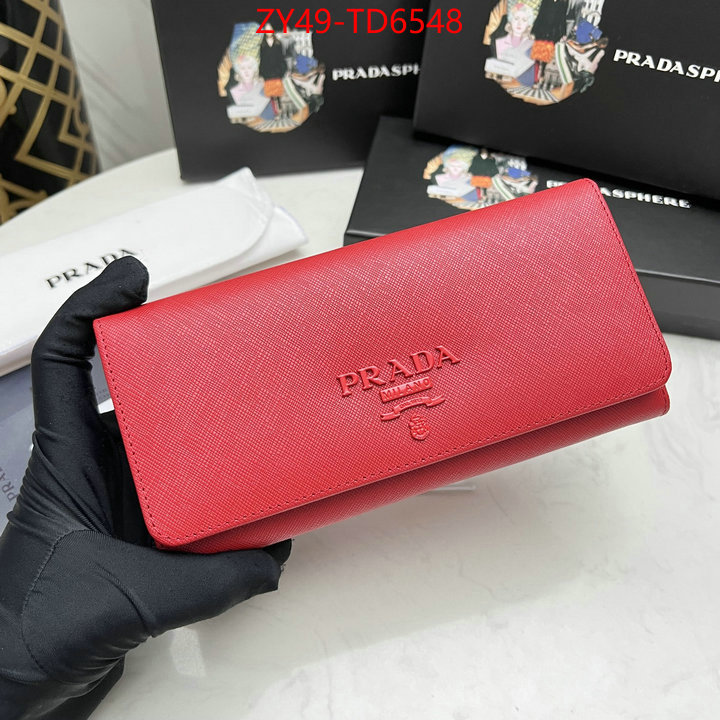 Prada Bags(4A)-Wallet,high quality online ,ID: TD6548,$: 49USD