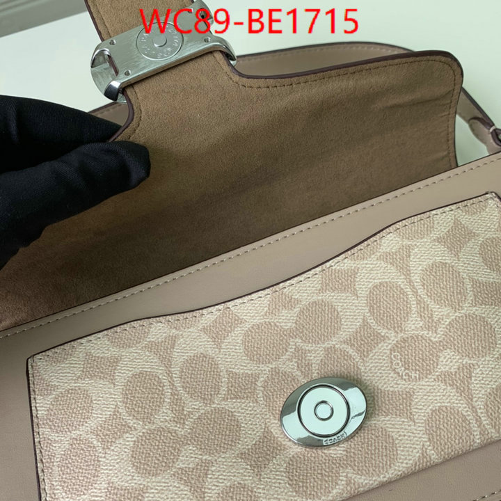 Coach Bags(4A)-Handbag-,cheap high quality replica ,ID: BE1715,$: 89USD