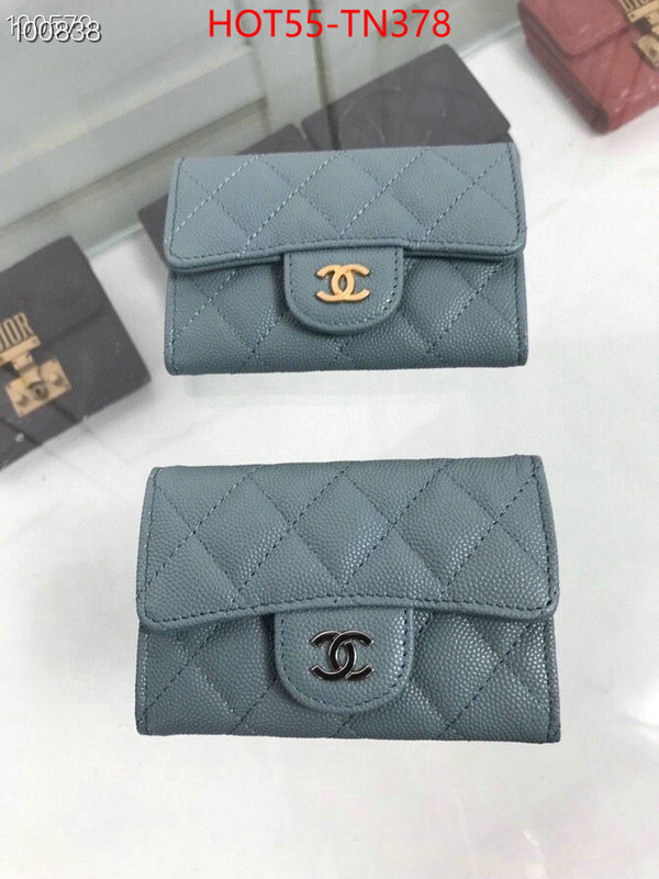 Chanel Bags(TOP)-Wallet-,ID: TN378,$: 55USD