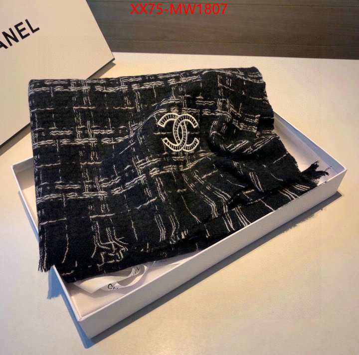 Scarf-Chanel,where could you find a great quality designer , ID: MW1807,$: 75USD