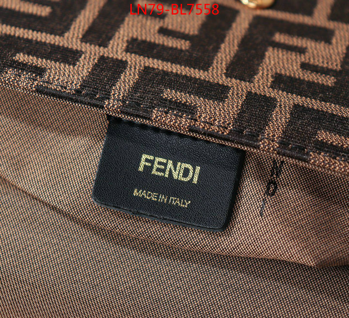 Fendi Bags(4A)-Diagonal-,high quality perfect ,ID: BL7558,$: 79USD