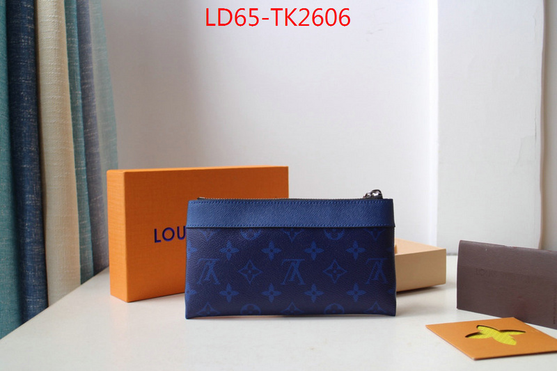 LV Bags(TOP)-Wallet,ID: TK2606,$:65USD