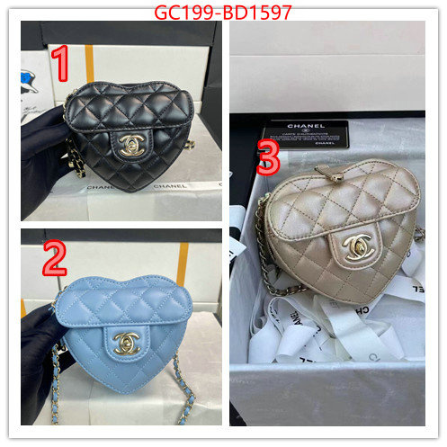 Chanel Bags(TOP)-Diagonal-,ID: BD1597,$: 199USD