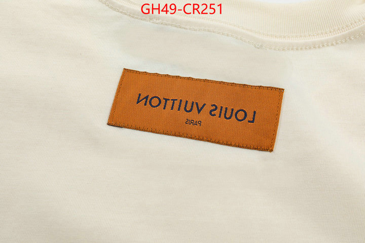 Clothing-LV,customize best quality replica , ID: CR251,$: 49USD