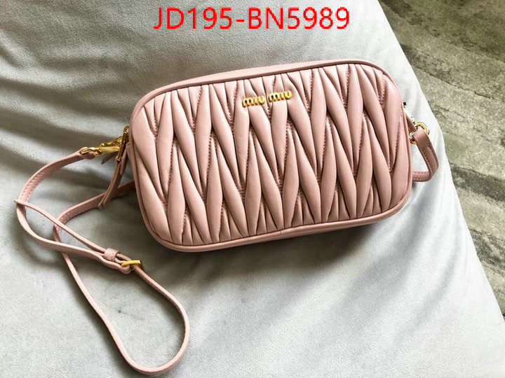 Miu Miu Bags(TOP)-Diagonal-,2023 perfect replica designer ,ID: BN5989,$: 195USD