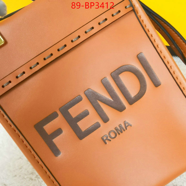 Fendi Bags(4A)-Sunshine-,high ,ID: BP3412,$: 89USD