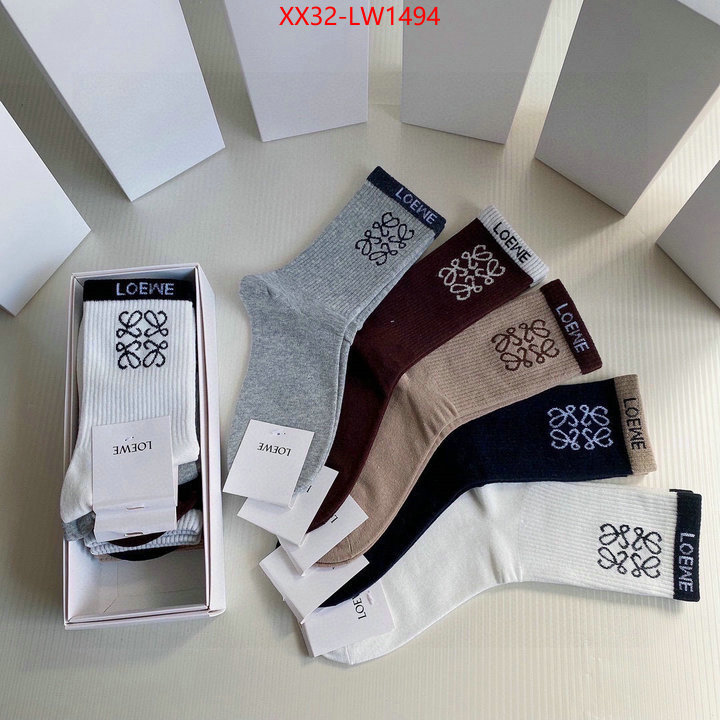 Sock-Loewe,buy high-quality fake , ID: LW1494,$: 32USD