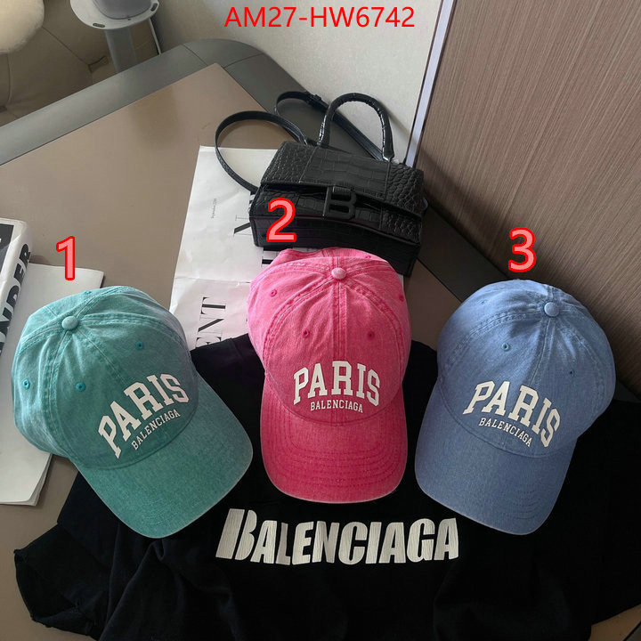 Cap (Hat)-Balenciaga,2023 perfect replica designer , ID: HW6742,$: 27USD