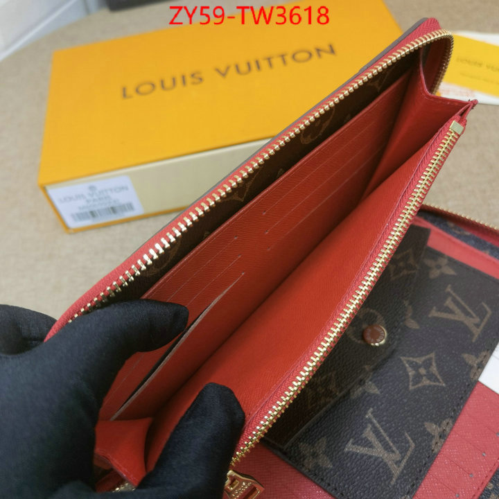 LV Bags(4A)-Wallet,online sales ,ID: TW3618,$: 59USD