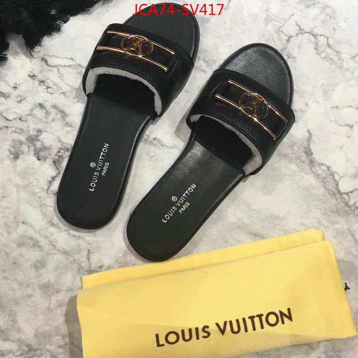 Women Shoes-LV,what 1:1 replica , ID: SV417,$:74USD