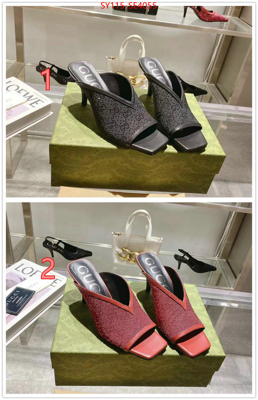 Women Shoes-Gucci,wholesale sale , ID: SE4055,$: 115USD