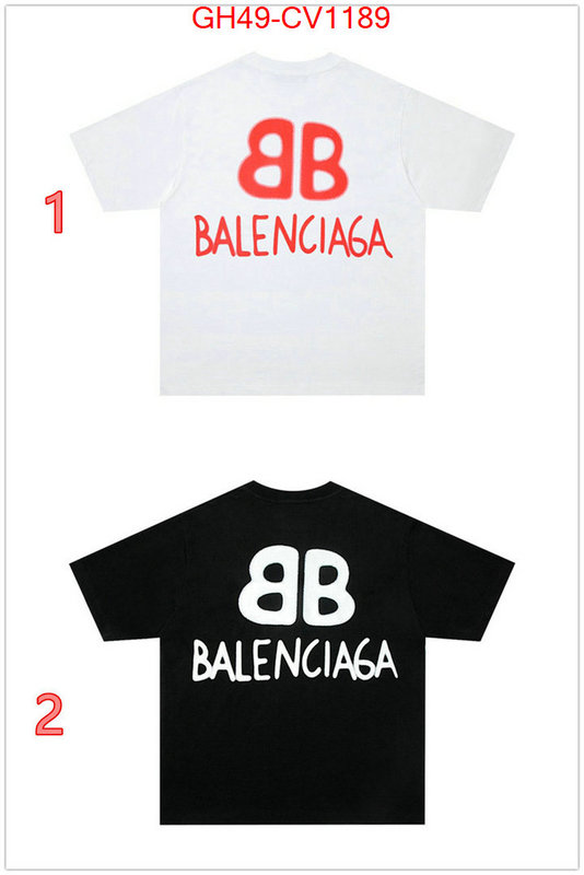 Clothing-Balenciaga,aaaaa , ID: CV1189,$: 49USD