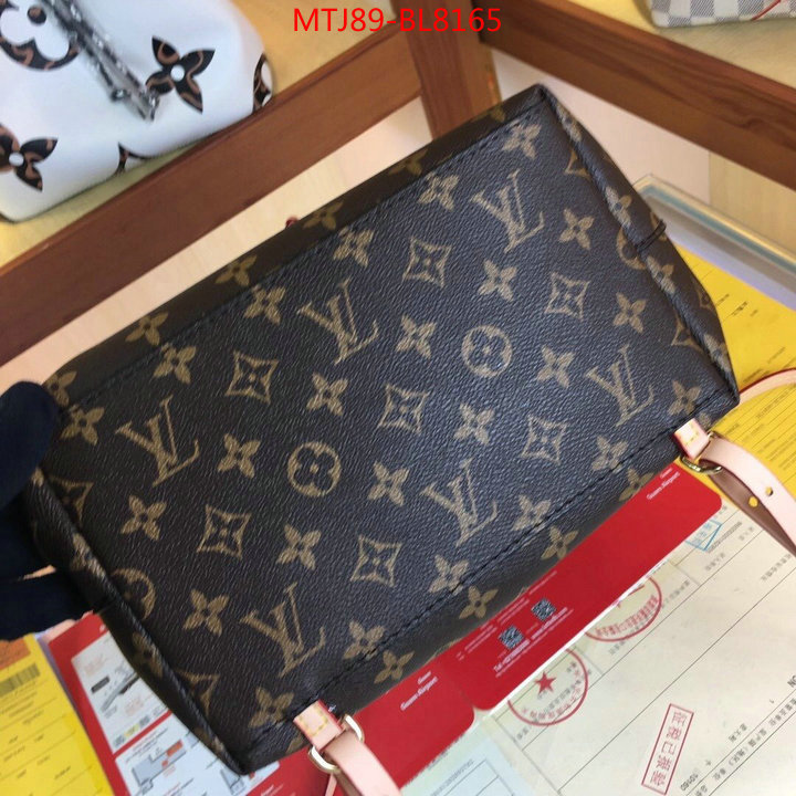 LV Bags(4A)-Backpack-,aaaaa quality replica ,ID: BL8165,$: 89USD