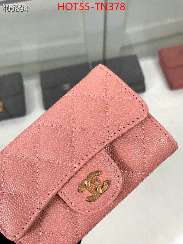 Chanel Bags(TOP)-Wallet-,ID: TN378,$: 55USD