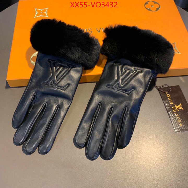 Gloves-LV,fashion designer , ID: VO3432,$: 55USD